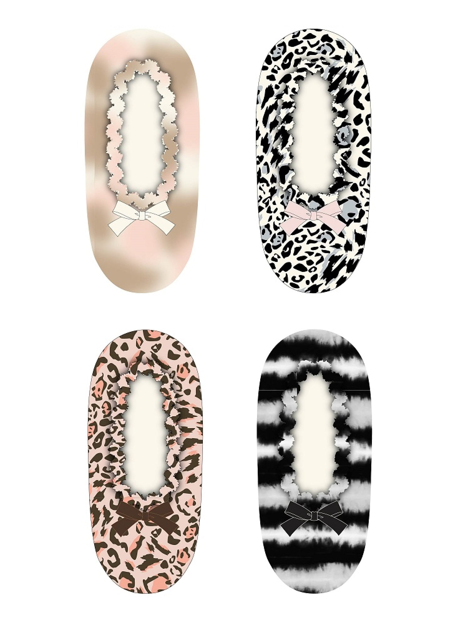 Fuzzy Babba Lightweight Lining Ballerina Socks, Women's Slipper Socks, 4-Pack, Size 7-9.5