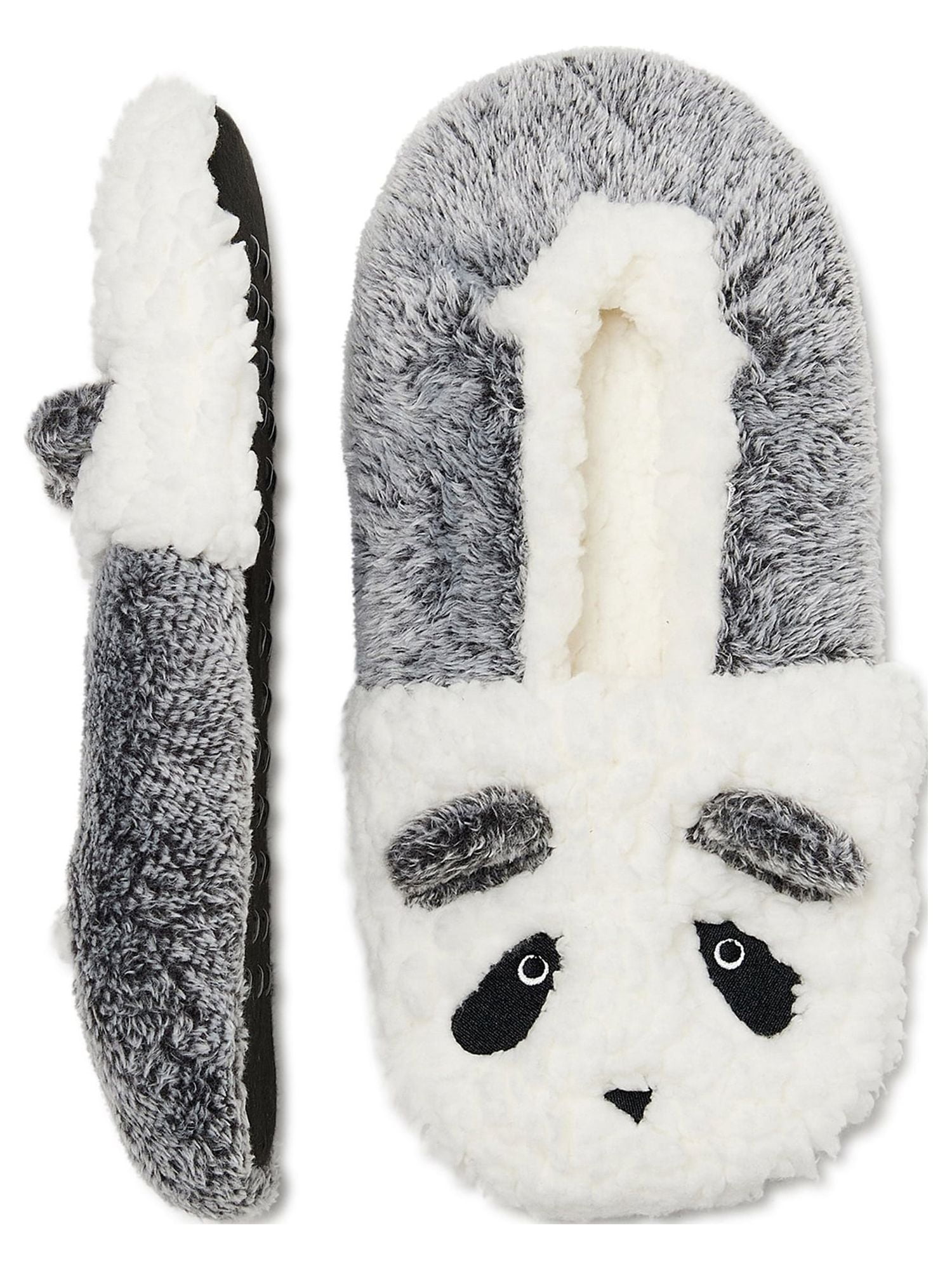Fuzzy Babba Women's 3D Panda Slipper Socks, 1-Pack