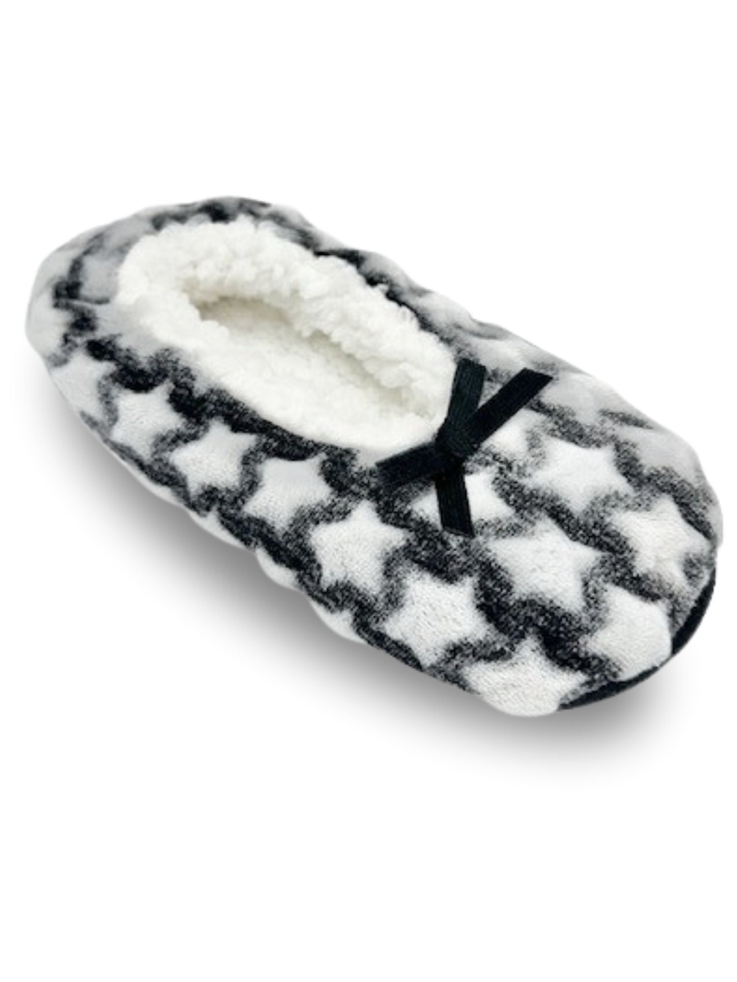Fuzzy Babba Women's Embossed Slipper Socks, 1-Pack, Shoe Sizes 7-9.5