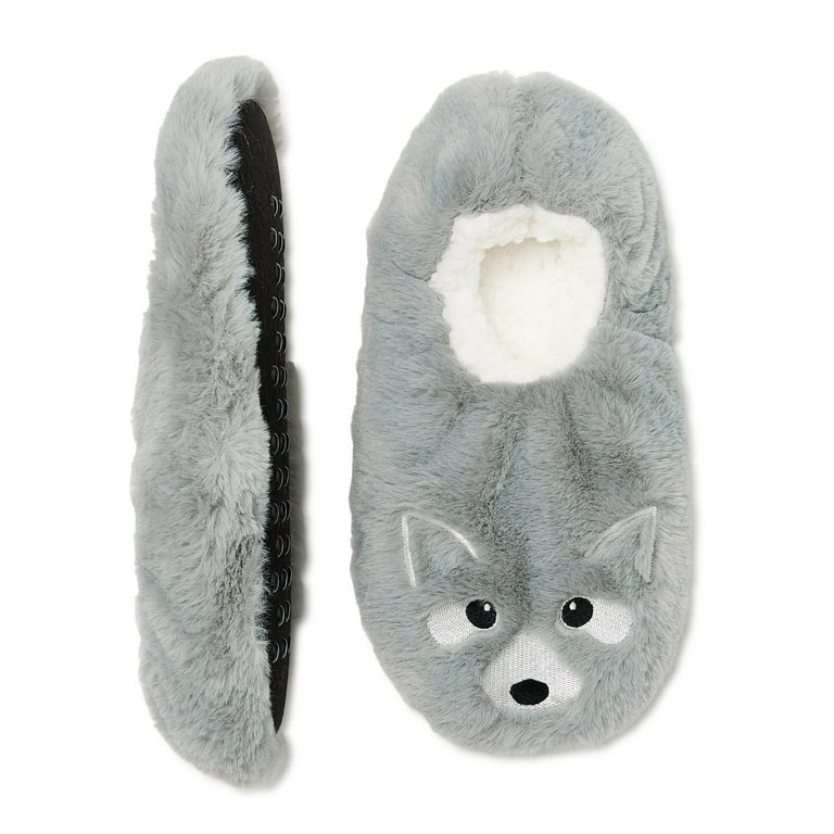 Fuzzy Babba Women's Furry Fox Slipper Socks