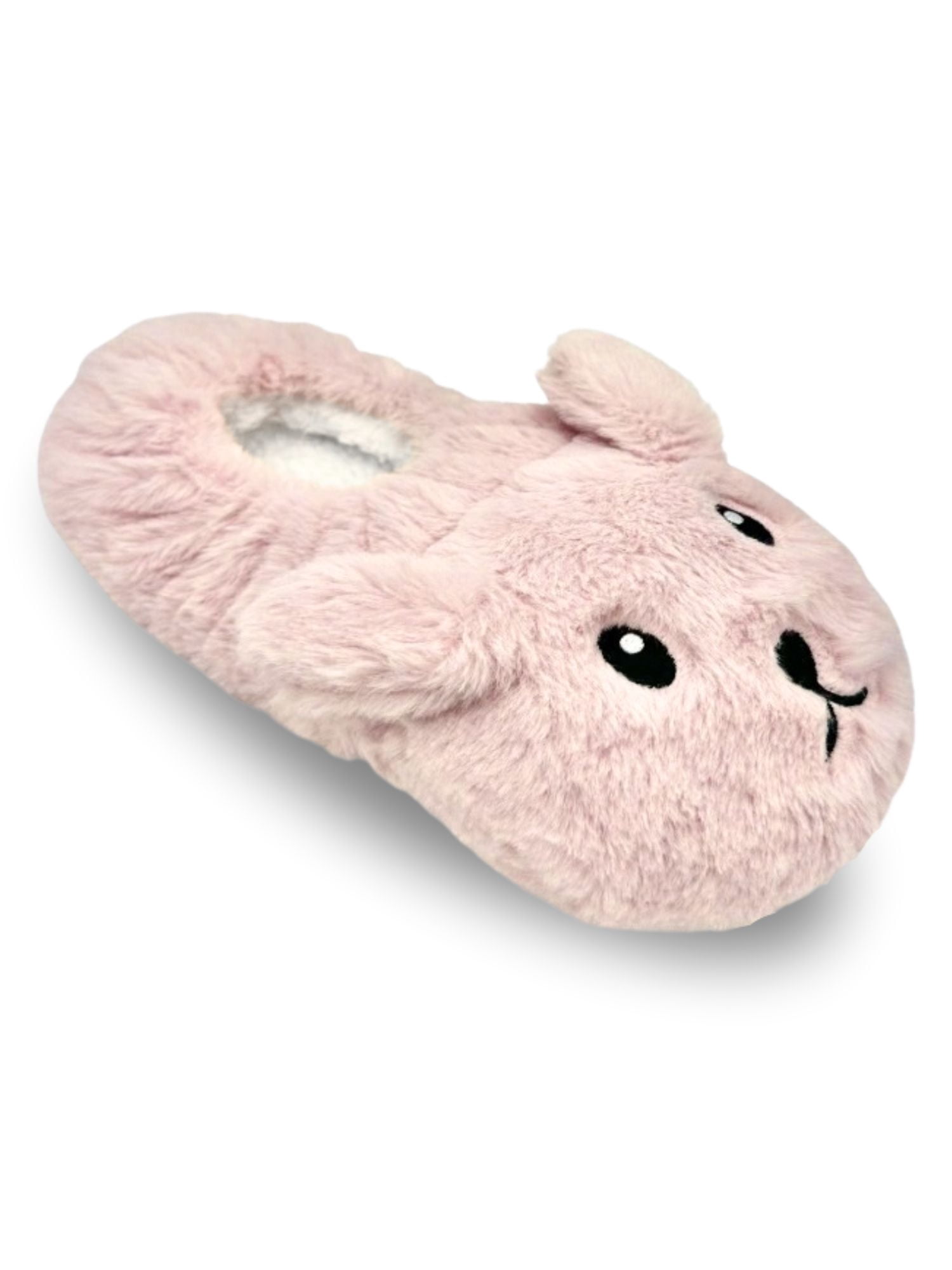 Fuzzy Babba Women's Faux Fur Bunny Slipper Socks, 1-Pack, Shoe Sizes 7-9.5