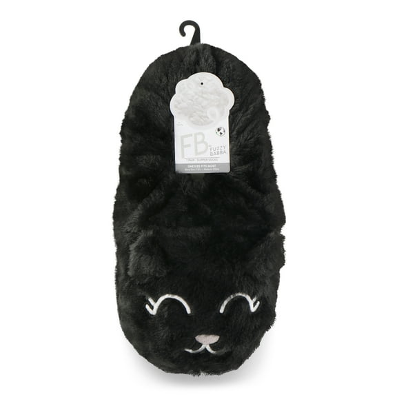Fuzzy Babba, Women's Faux Fur Cat Slipper Socks, 1-Pack, One Size