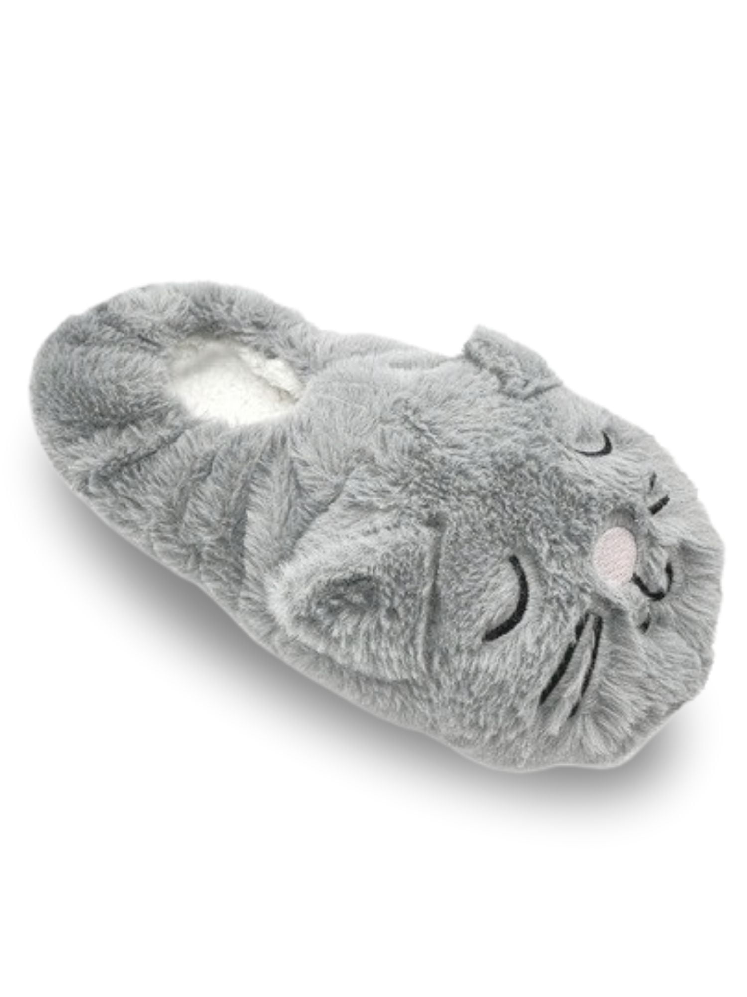 Fuzzy Babba Women's Faux Fur Cat Slipper Socks, 1-Pack, Shoe Sizes 7-9.5