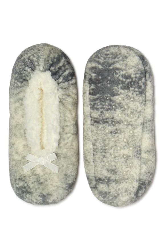 Women's Flannel Dipped Slipper Sock