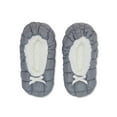 thumbnail image 1 of Fuzzy Babba Women’s Puffer Slipper Socks, Gray, 1-Pack, 1 of 6