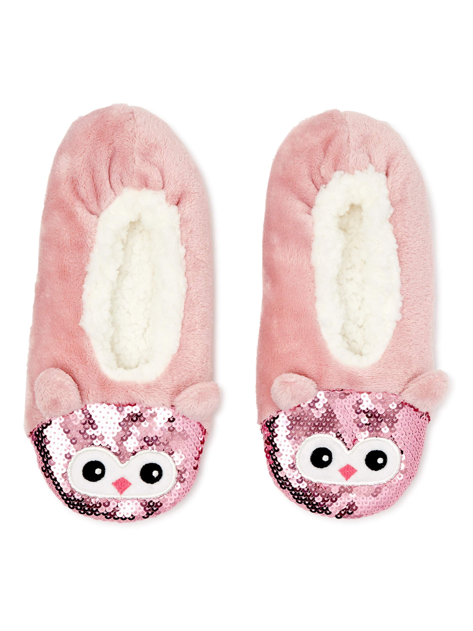 Fuzzy Babba Women's Sequin Slipper Socks