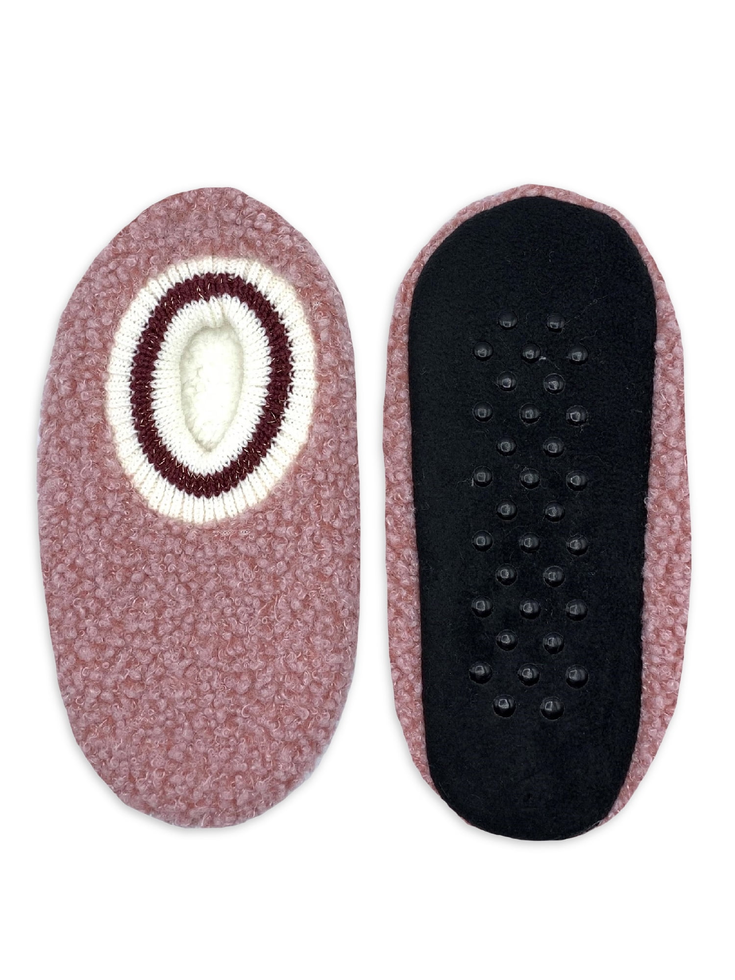 Women's Fuzzy Sequin Magic Slippers - Big Babba House Slippers With Reversible Sequins