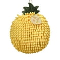 thumbnail image 1 of Fuzzy Ball Hand Towel with Hanging Loop | Cute Fruit Decorative Ball Towel | Soft Absorbent Round Kitchen Bathroom Towel | 17x17cm | Single Fiber Cloth, 1 of 6