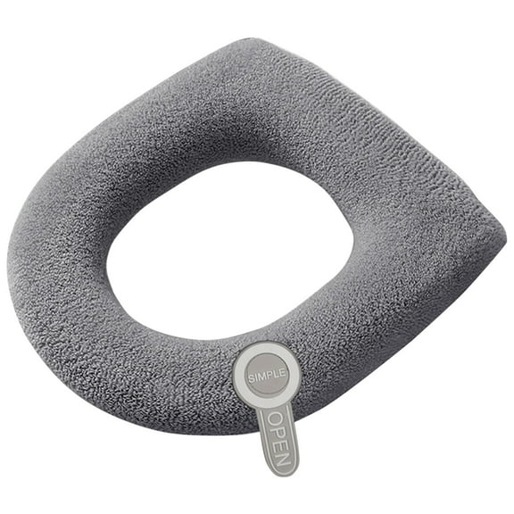 Fuzzy Carpet Bathroom Toilet Rug Plush Bathroom Toilet Seat Cover Pads Soft Warmer Toilet Seat Cushion Cover Stretchable Foam Bath Mats for Bathroom 60x26 Toilet Bowl Cover And Rug Set Memory Foam