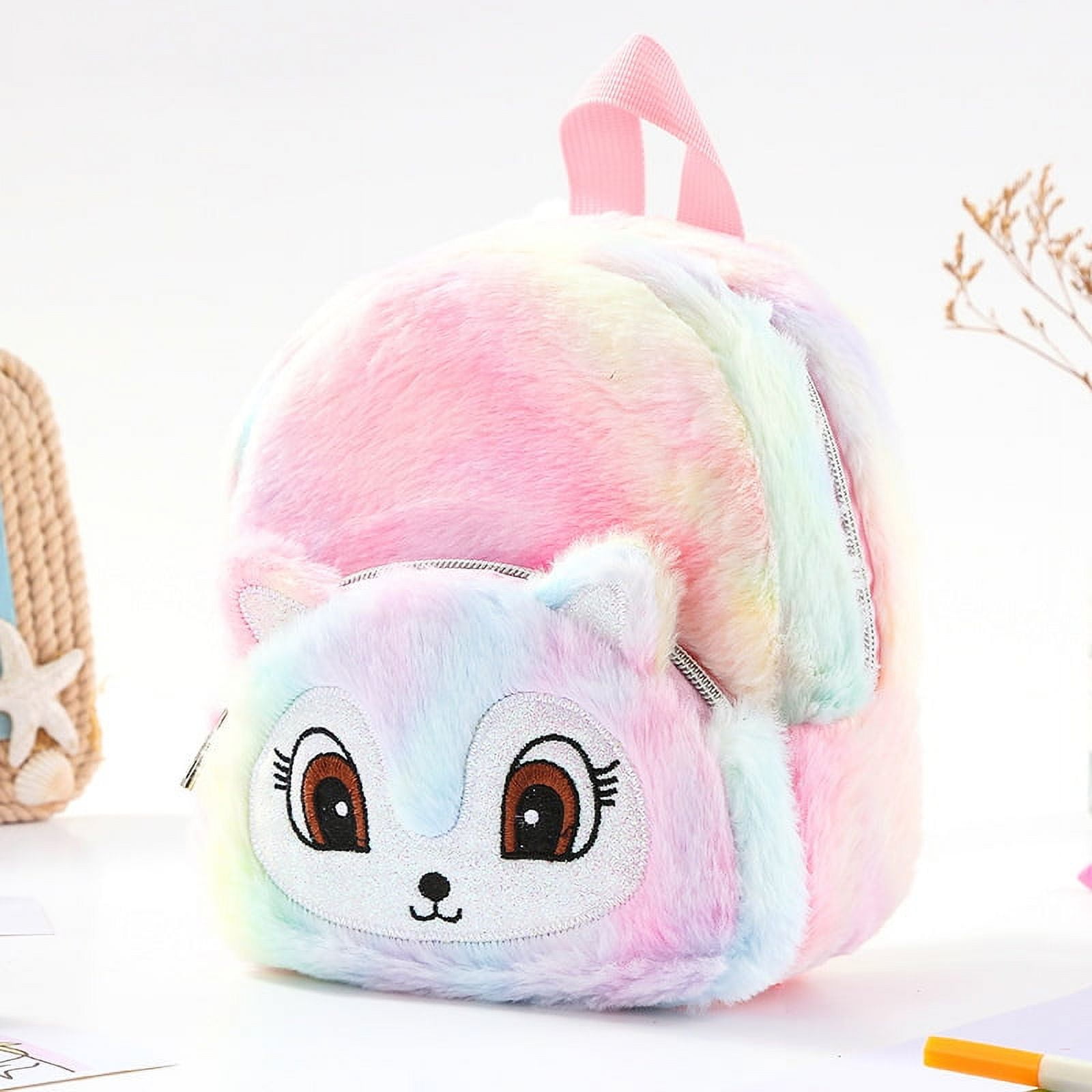 Kids cheap fluffy backpack