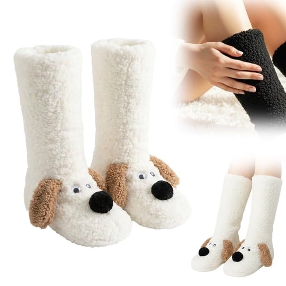 Fuzzy Cat Claw Socks for Women,Cute Animal Slipper Socks Sleeping Warm Socks Christmas Gift for Girls