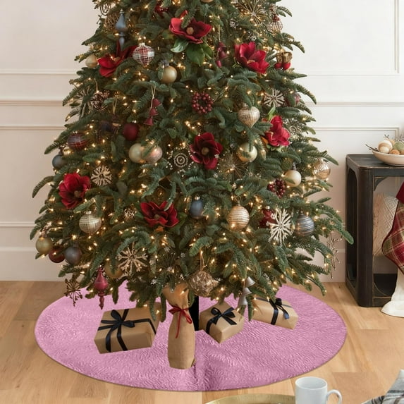 Fuzzy Christmas Tree Skirt Christmas Tree Skirt Plushy Tree Skirt Christmas Tree Space Decoration