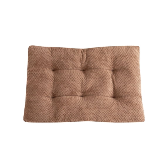 Fuzzy Deluxe Pet Beds, Super Plush Dog or Cat Beds Ideal for Dog Crates,Dog Bed Crate Pad Mat with Anti-Slip Bottom for Dogs Cozy Sleeping Mat Small Dogs,Machine Wash