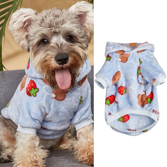 Fuzzy Dog Pajamas Turtleneck Dog Clothes Warm Soft Cozy Lightweight Dog Pjs Dog Sweaters for Small Medium Large Dogs