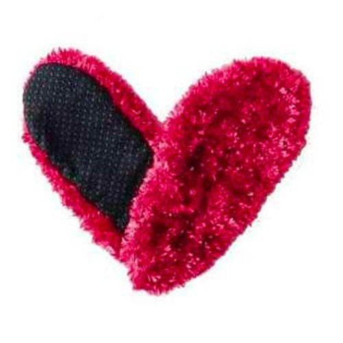 Fuzzy Footies Women's Slip Resistant Slippers (Red)