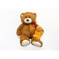 thumbnail image 1 of Fuzzy Friends Jumbo 34" Mom and Baby Plush Bears - Perfect Valentine’s Day Gift, 1 of 10