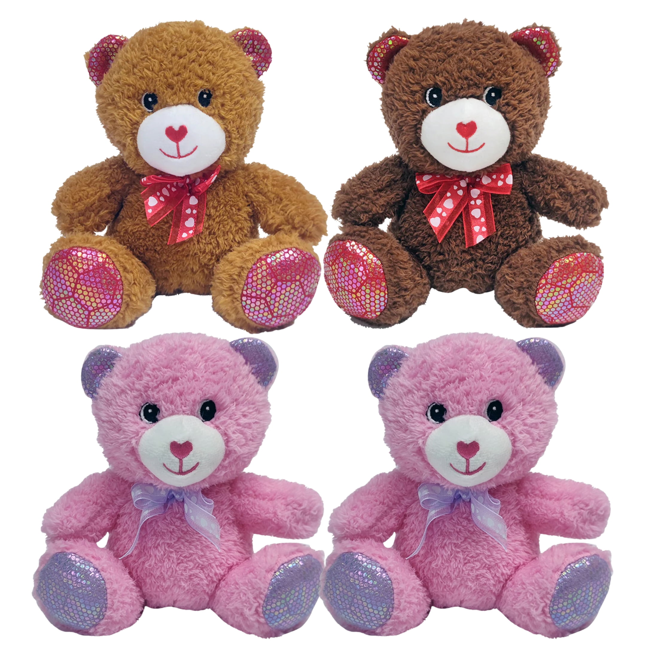 Fuzzy Friends Valentines Chocolate Scented Bears inches for Him