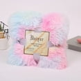thumbnail image 1 of Fuzzy Fur Winter Warm Blanket Office Fluffy Rest Plaid Sofa Bedding Cover Bedsheet Student Home Bedspread King Size, 1 of 6