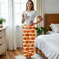 thumbnail image 1 of Fuzzy Halloween Pajama Pants for Women Flannel Pjs Pants Plush Pajama Bottom for Halloweens Costume Sleepwear, 1 of 5