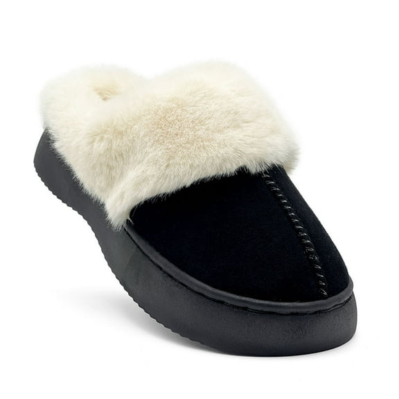 Fuzzy House Slippers for Girls Boys, Kids Soft Plush House Shoes Winter Warm Indoor Outdoor Slippers