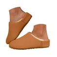 thumbnail image 1 of Fuzzy House Slippers for Women Fluffy Memory Foam Suede Slippers Warm Winter Home Shoes Indoor Outdoor, 1 of 8