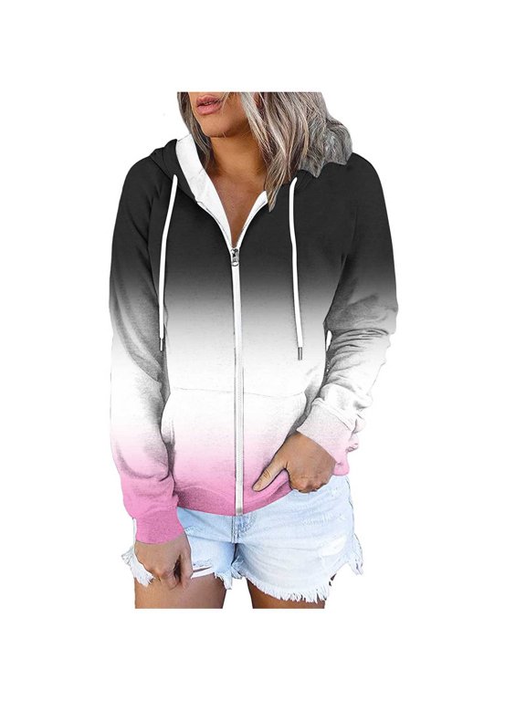 2024 Running Jackets for Women Slim Fit Solid Color Patchwork Athletic Workout Jacket Zipper Quick Dry Tight Sports Fitness Yoga Coat Outerwear