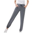 thumbnail image 1 of Fuzzy Leggings for Women Fashion Women Leisure Sports Pants Trousers Loose Pants Pure Color Long Pants Fleece Lined Leggings 0, 1 of 5