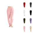 thumbnail image 1 of Fuzzy Pajama Pants for Women 2026 Casual Elastic Waist Tapered Trousers Soft Comfortable Warm Pj Pants with Pockets, 1 of 6