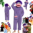 thumbnail image 1 of Fuzzy Pajamas Big Mouth Monster Onesie, 1 of 8