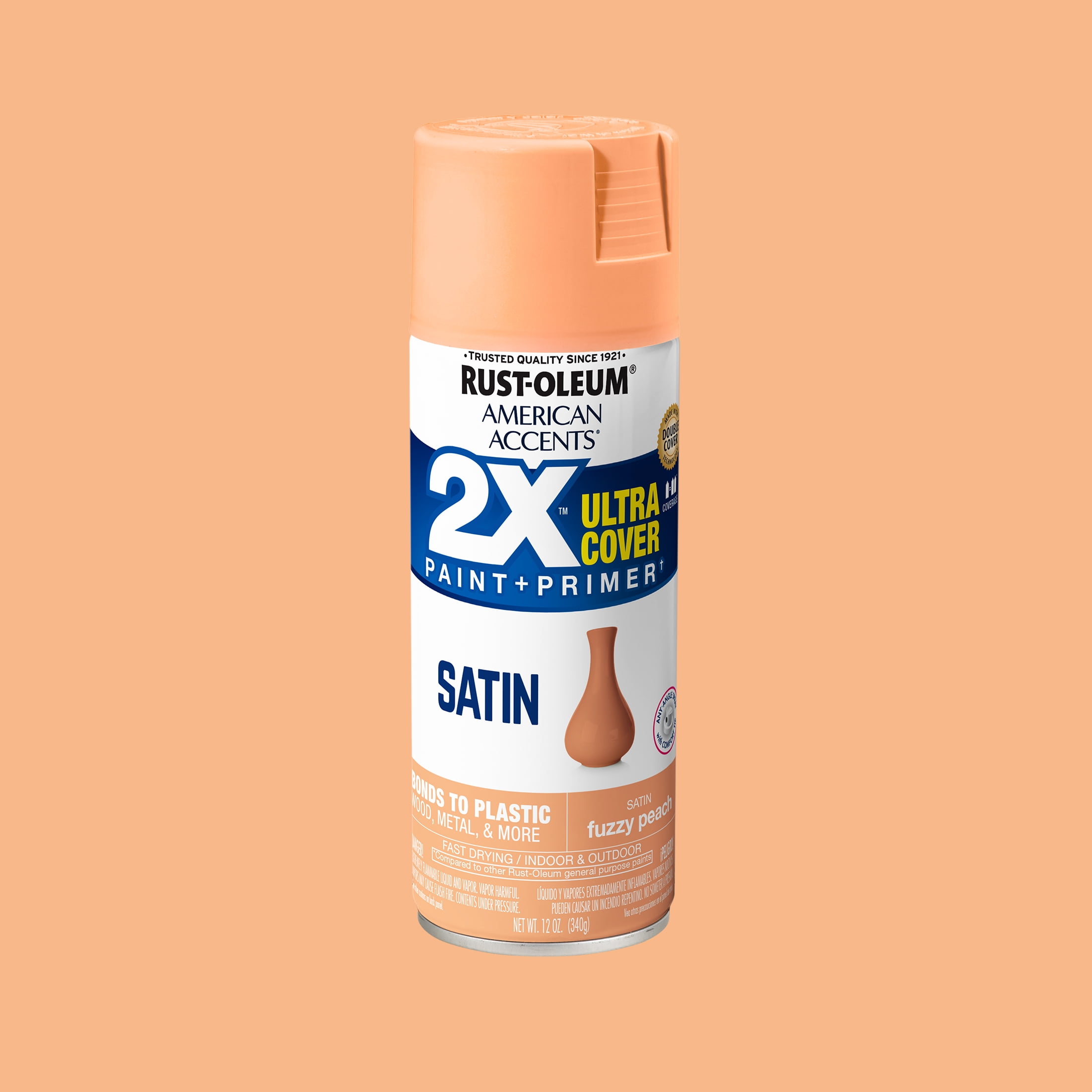 Fuzzy Peach, Rust-Oleum American Accents 2X Ultra Cover Satin