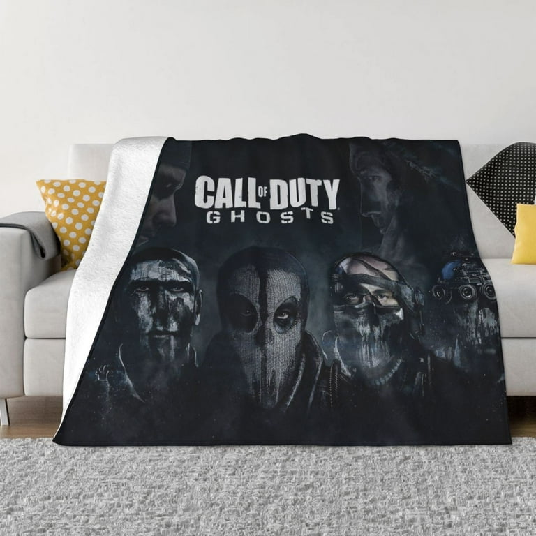 Fuzzy Plush Warm Blanket Soft Fleece Blankets Horror Warfare Game Blankets Call of Duty Game Ghosts Throw Blanket For Bed Couch Living Room Office Decoration 30 x 40 Walmart
