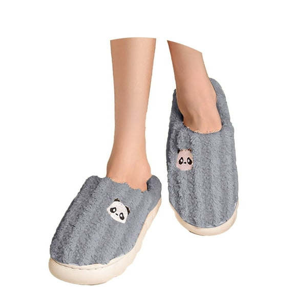 Fuzzy Slippers For Women Cozy Bear Slippers Comfy Fall Winter Slippers Fuzzy Winter Indoor Outdoor Cartoon Warm Cozy Winter House Slippers Bedroom Indoor House Shoes