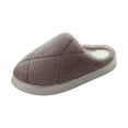 thumbnail image 1 of Fuzzy Slippers Women Cozy Fluffy Winter House Shoes On Indoor Slippers House Slippers Bedroom Slippers Home Footwear Comfortable Slippers Christmas Slippers for Women Coffee 43, 1 of 5