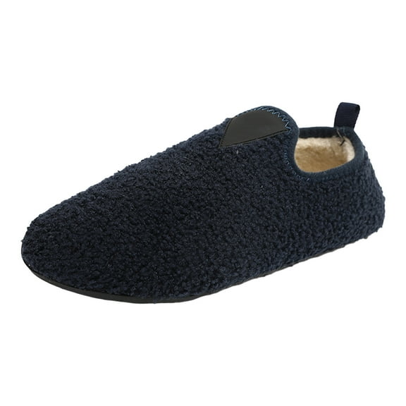 Fuzzy Slippers For Women Men Couples Winter Home Cotton Slippers Soft Bottom With Thickened Velvet Warm Slippers Warm Cozy Winter House Slippers Bedroom Indoor House Shoes