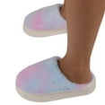 thumbnail image 1 of Fuzzy Slippers For Women Slippers Winter Warm Fuzzy Shoes With Sole Cozy Indoor Outdoor Comfortable Soft Slides Home Warm Cozy Winter House Slippers Bedroom Indoor House Shoes, 1 of 3