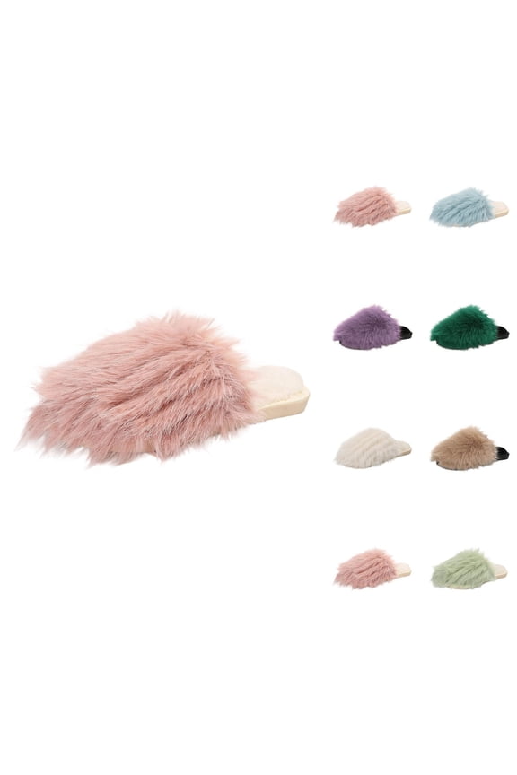 Fuzzy Slippers for Women Warm Cozy Non Slip Home Design Cozy Women's Slippers For Home Use Winter Footwear Stylish And Comfortable For Indoor Wear Warm Slippers For Fall And Winter
