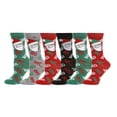 thumbnail image 1 of Fuzzy Socks, Holiday Socks, Soft & Cozy, Size: 9-11. - 6 Pair Pack, 1 of 1