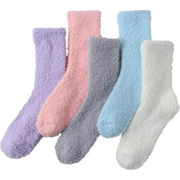 Fuzzy Socks Soft Cozy Fluffy Slipper Winter Warm Plush Socks Christmas Stocking Stuffers Gifts for Women