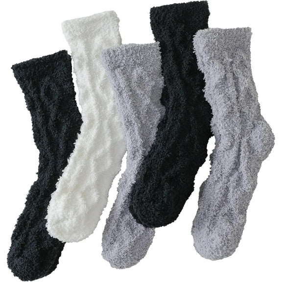 Fuzzy Socks Soft Cozy Fluffy Slipper Winter Warm Plush Socks Christmas Stocking Stuffers Gifts for Women