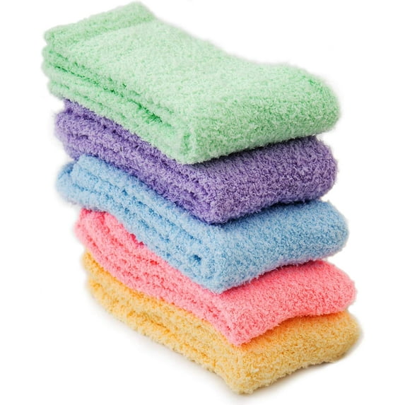 Fuzzy Socks Soft Cozy Fluffy Slipper Winter Warm Plush Socks Christmas Stocking Stuffers Gifts for Women