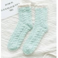 thumbnail image 1 of Fuzzy Socks, Syphorium Fuzzy Socks for Women, Winter Warm Womens Cozy Fluffy Socks with Grippers, 1 Pairs, Size 5-9, 1 of 3