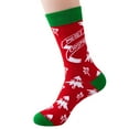thumbnail image 1 of Fuzzy Socks Warm Socks for Women Winter Socks Women Thermal Inner Teacher Socks Retro Socks Christmas Socks Crew Socks Winter Socks for Women Red One Size, 1 of 2