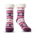 thumbnail image 1 of Fuzzy Socks for Women Cozy Fleece-Lined Sherpa Slipper Socks Super Soft Warm Plush Fluffy Nonskid Socks with Grippers for Winter Lounging Sleeping etc…, 1 of 7
