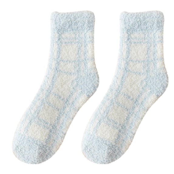 Fuzzy Socks for Women Cozy Socks for Women Cushioned Ankle Socks Fluffy Socks Fuzzy Socks Bulk Womens Footies Socks Cloud Socks Casual Breathable Socks Cute Stuff Womens Socks Multicolor One Size
