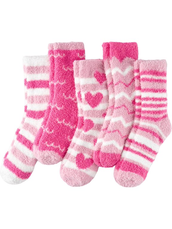 Fuzzy Socks for Women, Plush Warm Fluffy Gifts for Women, US 5-11 | In gift box - cozy plush slipper socks for lounging & sleeping. Christmas holiday stocking stuffers for mom wife daughter
