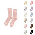 thumbnail image 1 of Fuzzy Socks for Women 2025 Winter Cable Knit Soft Cute Comfort Thermal Crew Socks, 1 of 4