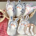 thumbnail image 1 of Fuzzy Socks for Women 5 Pairs Warm Fluffy Socks Winter Slipper Socks Soft Cute Rabbit Animal Socks Gifts, 1 of 7