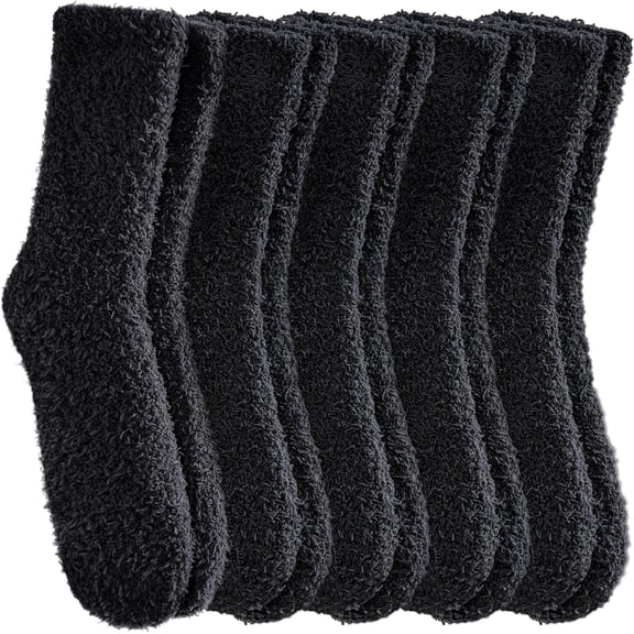 Fuzzy Socks for Women Cozy Fluffy Slipper Socks Soft Warm Winter Fleece Plush Sleeping Gift Socks