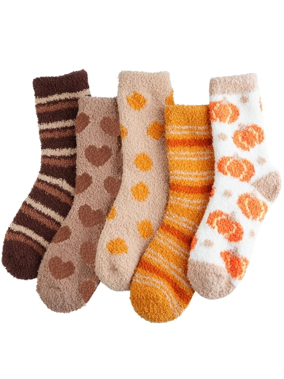 Fuzzy Socks for Women Fluffy Cozy Slipper Socks Fall Socks Gifts