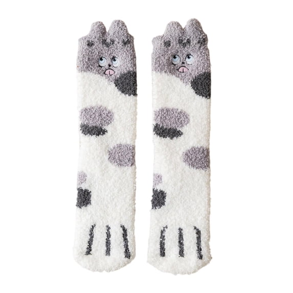 Fuzzy Socks for Women Fuzzy Socks Cozy Slipper Winter Sleeping with Pattern for Winter Socks for Women